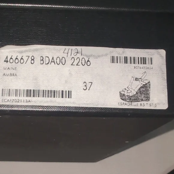 Saint Laurent Tribute Espadrille Wedge Sandals - Leather YSL - Picture 10 of 10